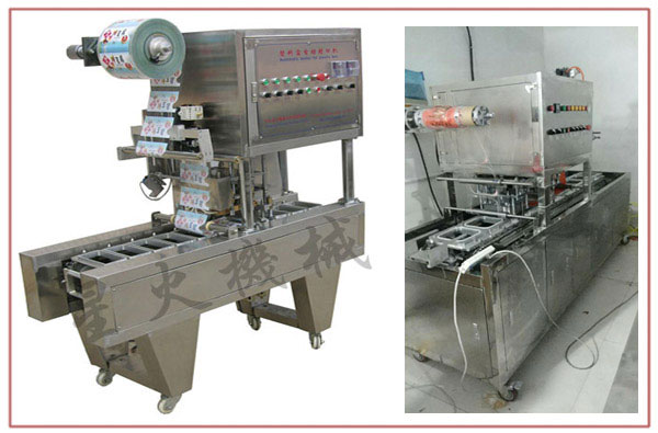 龍蝦灌裝封口一體機(jī)整機(jī)展示